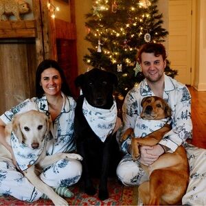 Katie Kime Holiday Toile Men's Pajama Pants Set